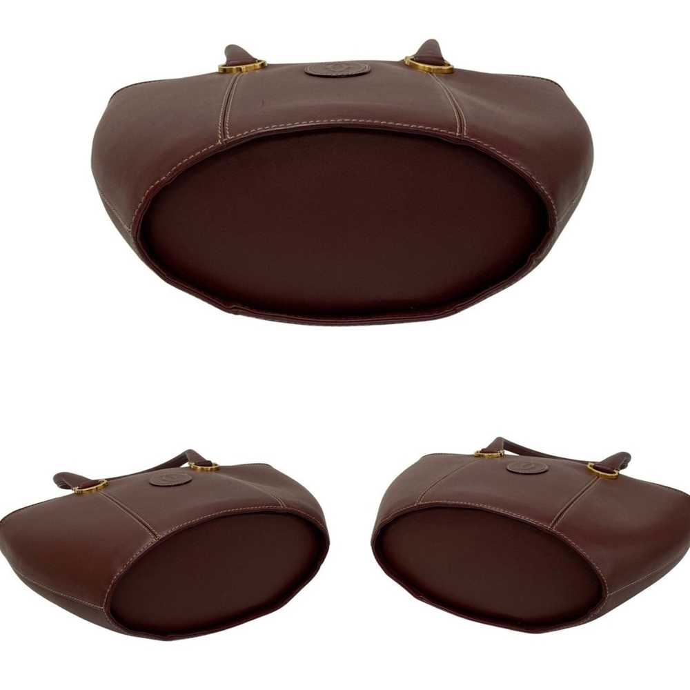Cartier CARTIER Mustline Leather Handbag Tote Bag… - image 6