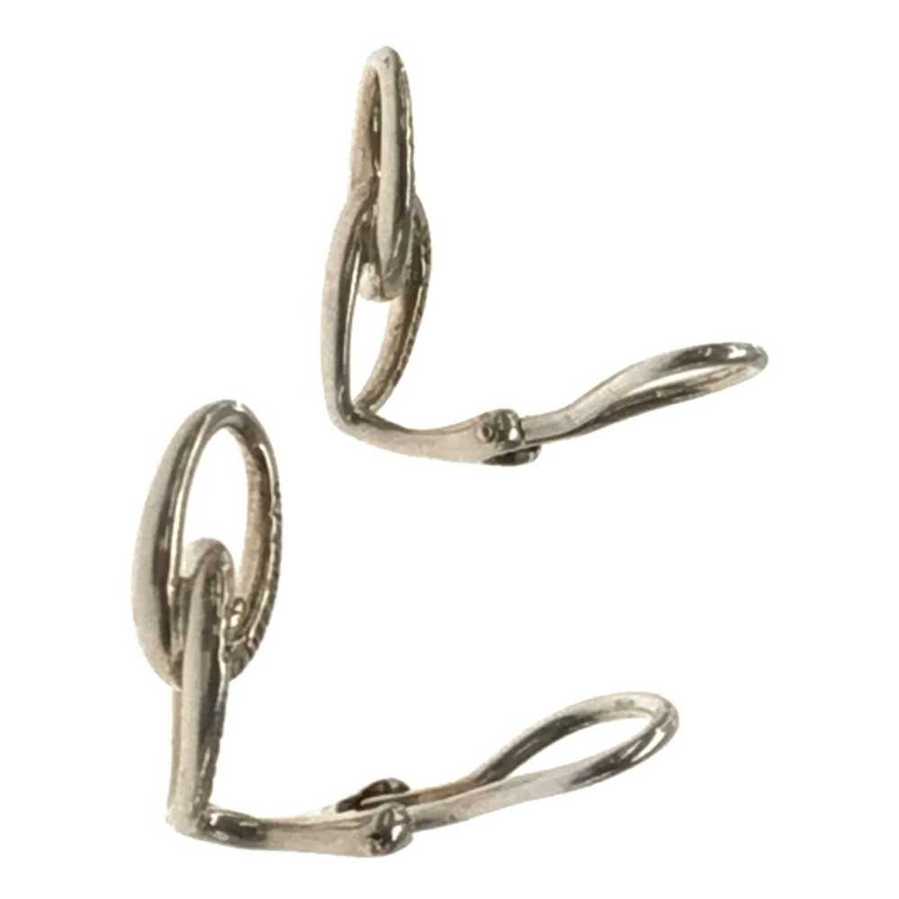 Tiffany & Co. TIFFANY&Co. Tiffany Double Loop Ear… - image 2