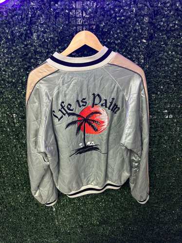 Palm Angels Palm Angels Stain Bomber Jacket “Life 