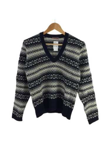 Prada Nordic Pattern Wool V Neck Knit Sweater - image 1