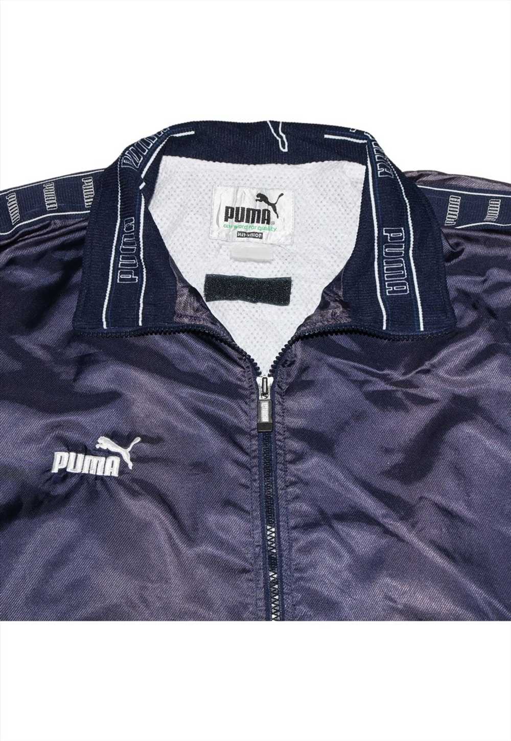 Vintage 90's Puma Windbreaker Track Jacket Full Z… - image 4
