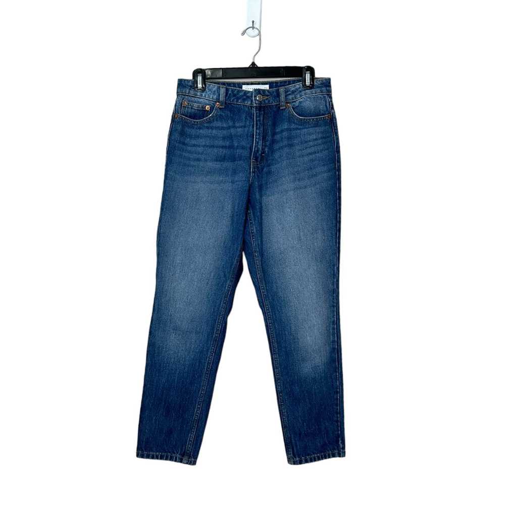 Topshop Topshop blue cotton mom jeans size 28 - image 9