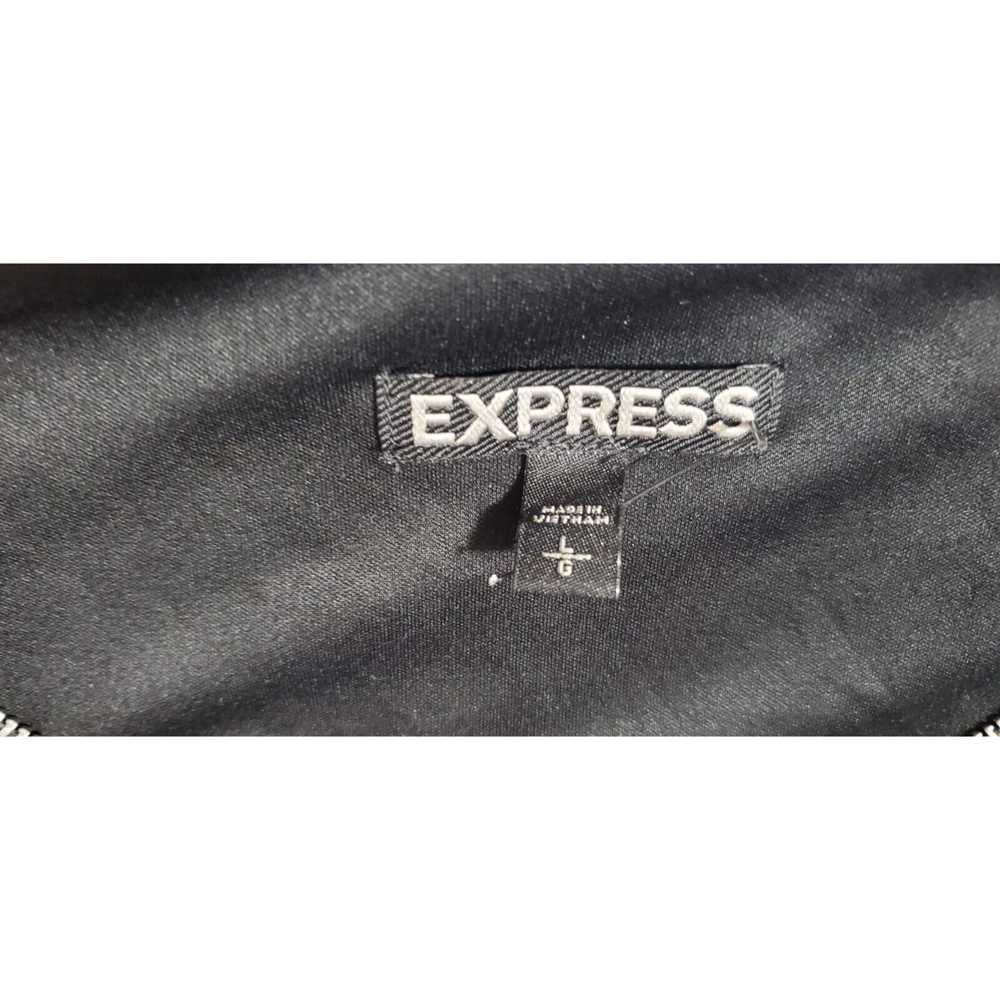 Express Express Romper Large Floral Chiffon Sheer… - image 6