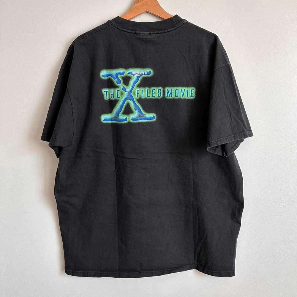 Hanes Vintage 1997 x files movie shirt - image 3