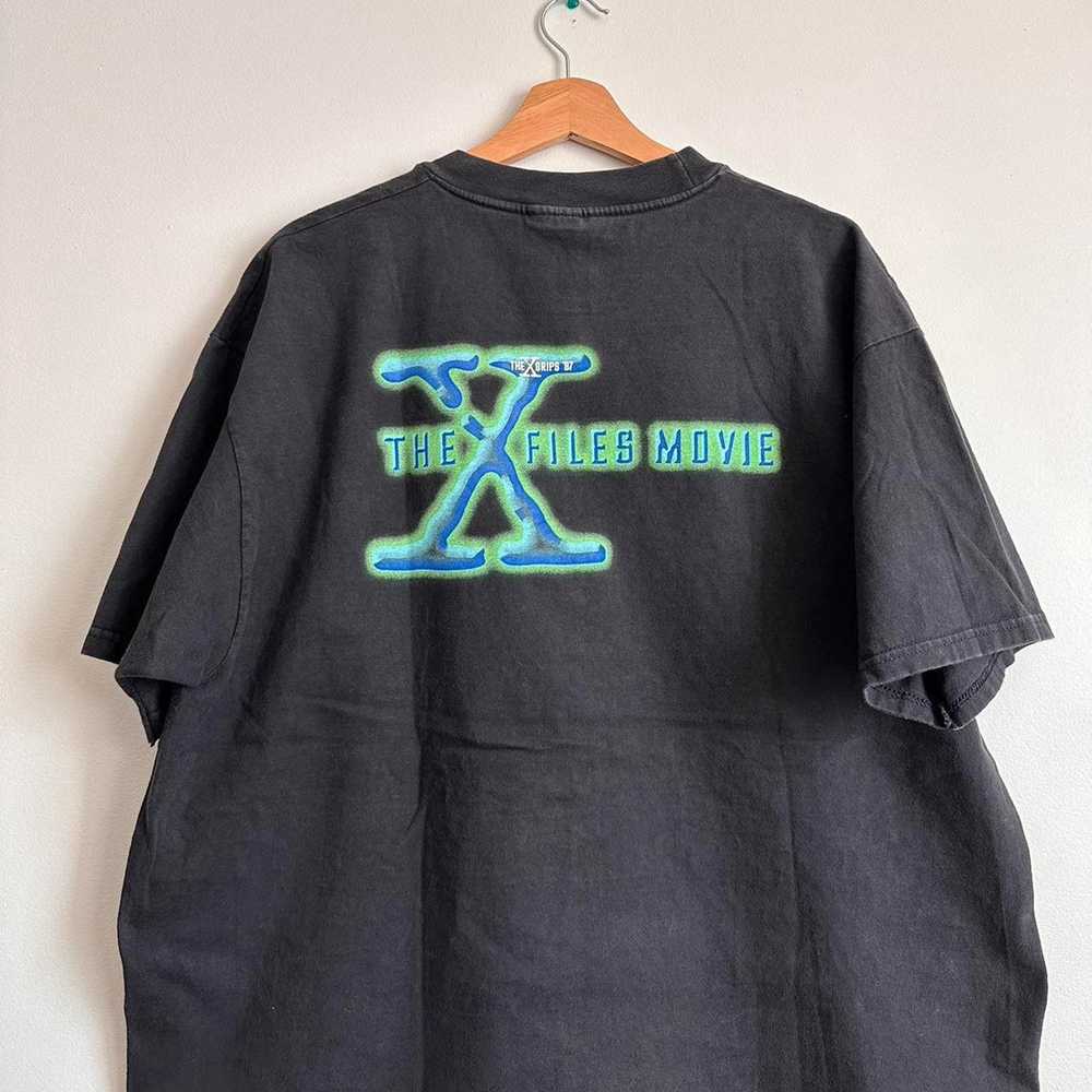 Hanes Vintage 1997 x files movie shirt - image 4