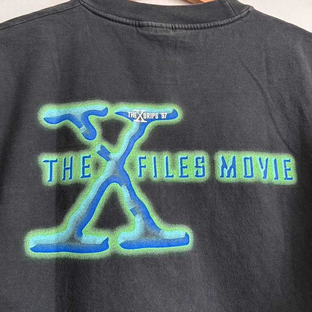 Hanes Vintage 1997 x files movie shirt - image 5