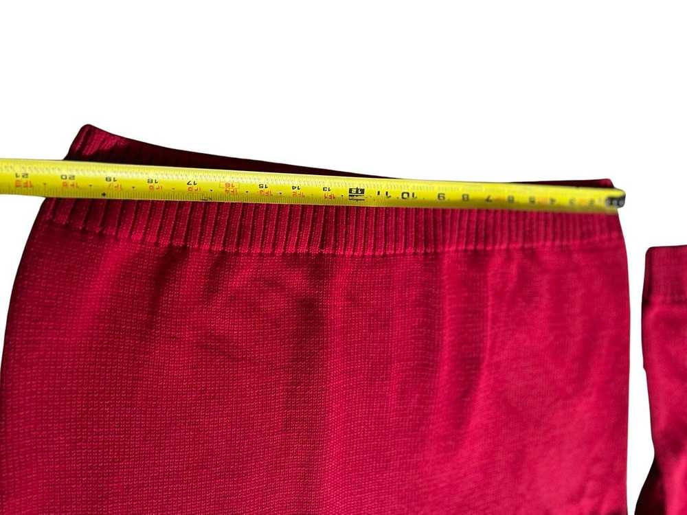 Chaps × Streetwear Chaps Mens Sz XL Red Knit Moos… - image 7