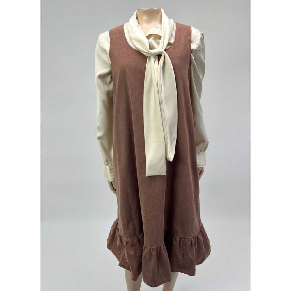Sears Vintage 70's Handmade Women's Dress Cotton … - image 1