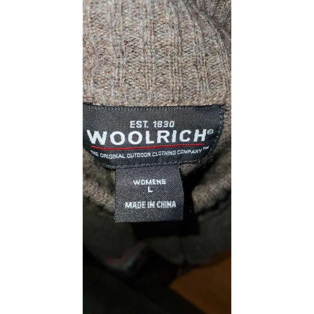 Designer Woolrich Fair Isle Lambs Wool Sweater Br… - image 10
