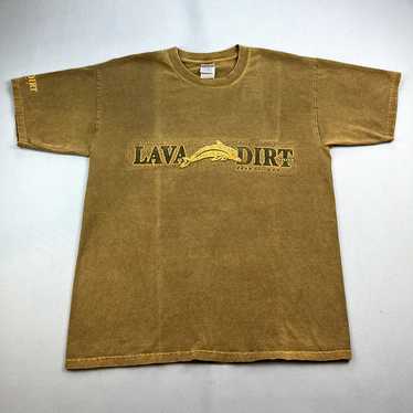 Gildan × Vintage Vintage Hawaii T-Shirt Large Tan… - image 1