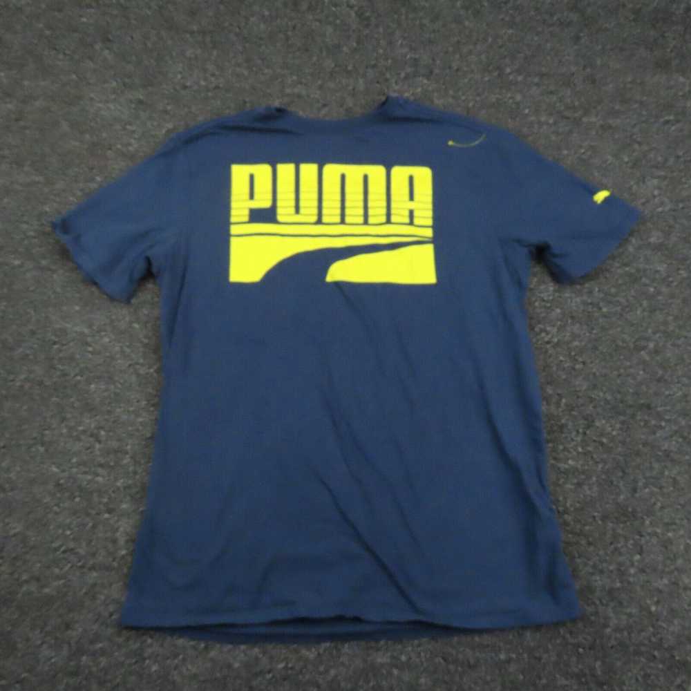 Puma Puma Shirt Adult Medium Blue & Yellow Short … - image 1