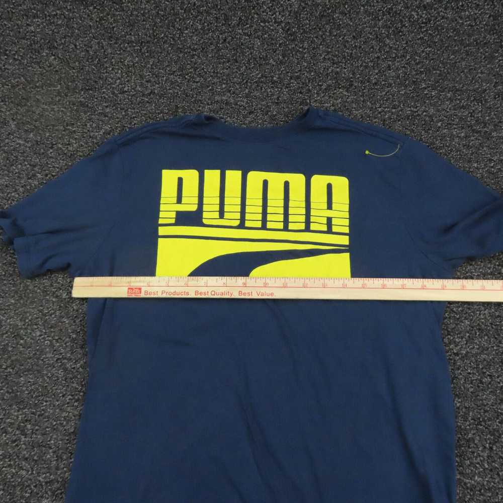 Puma Puma Shirt Adult Medium Blue & Yellow Short … - image 2