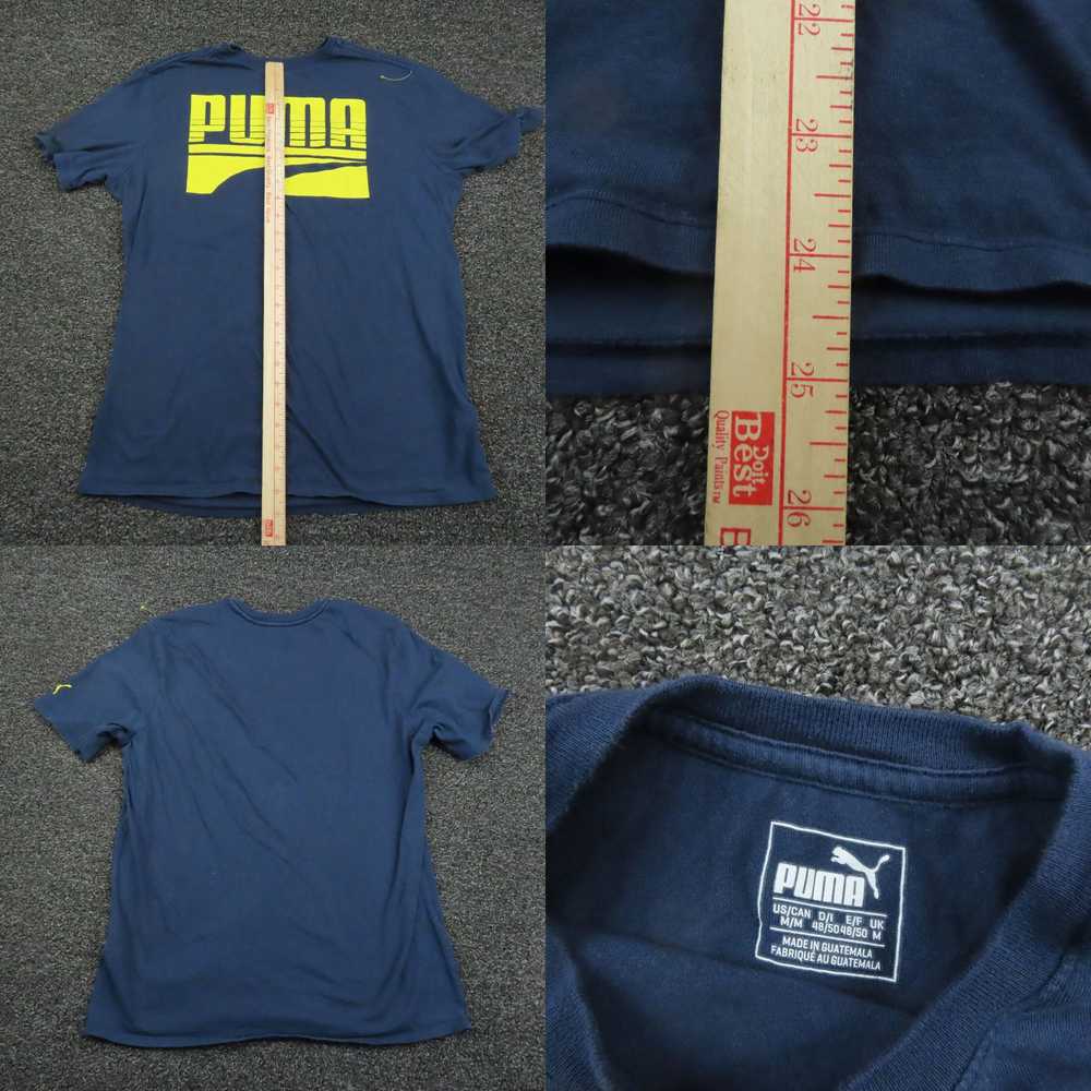 Puma Puma Shirt Adult Medium Blue & Yellow Short … - image 4