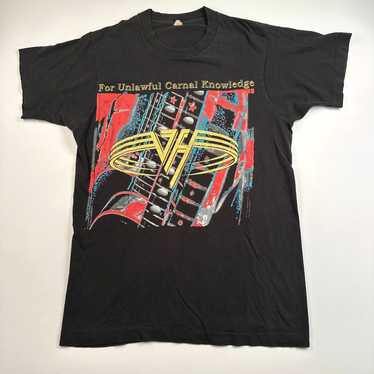 Fruit Of The Loom Vintage 1991 Van Halen Shirt La… - image 1