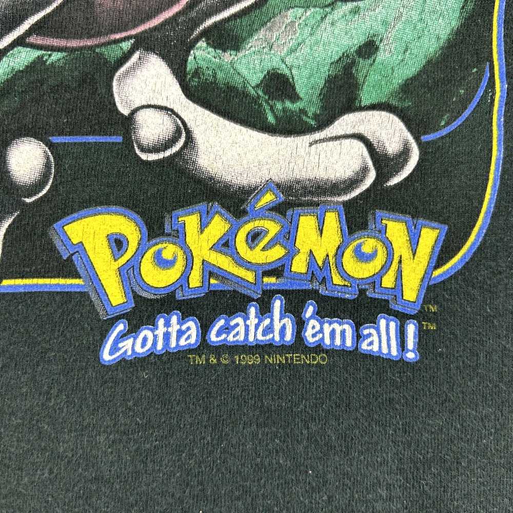 Vintage Vintage 1999 Pokémon Shirt Mewtwo Size S - image 3
