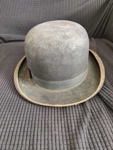 Stetson × Vintage VTG Stetson Black Derby Hat desi