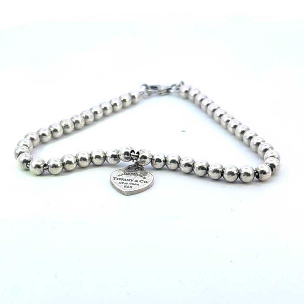 Tiffany & Co. Silver .925 Bracelet New York - Ple… - image 2