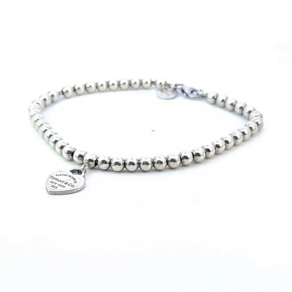 Tiffany & Co. Silver .925 Bracelet New York - Ple… - image 6