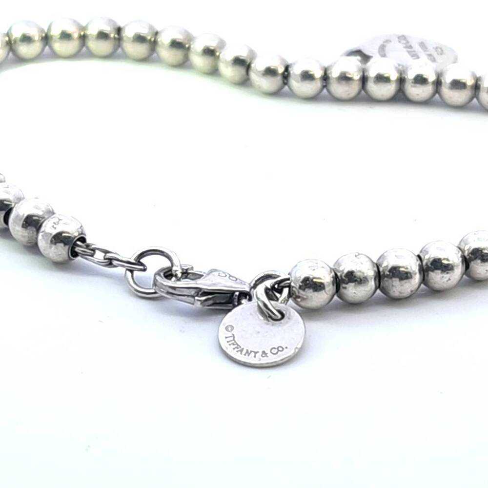Tiffany & Co. Silver .925 Bracelet New York - Ple… - image 7
