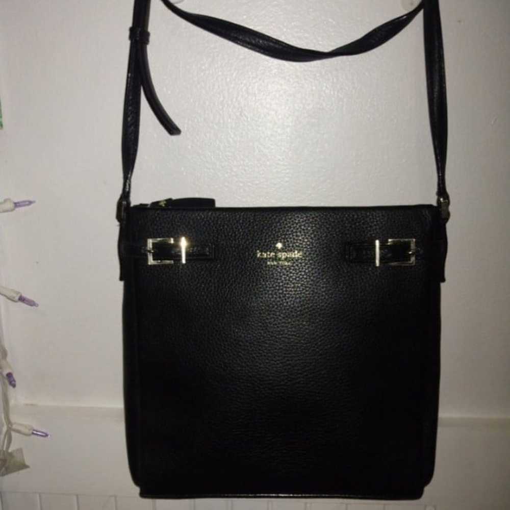 KATE SPADE ❤️ BEAUTIFUL BLACK CROSSBODY ❤️ EXCELL… - image 3