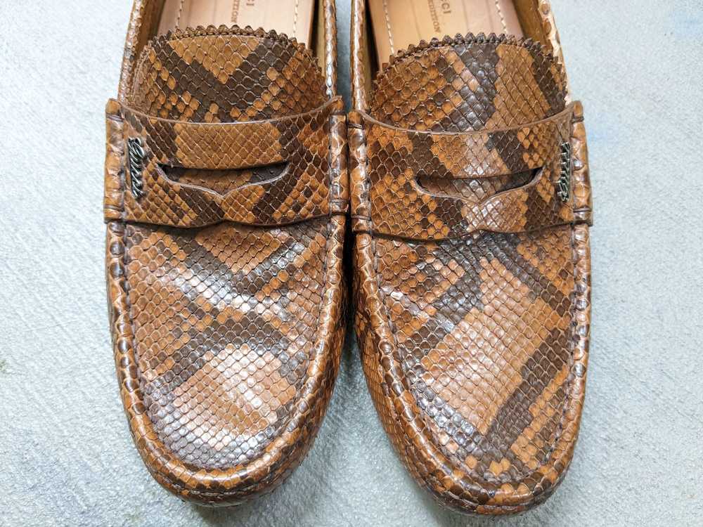 Gucci × Rare × Streetwear Gucci Loafers Python Le… - image 5