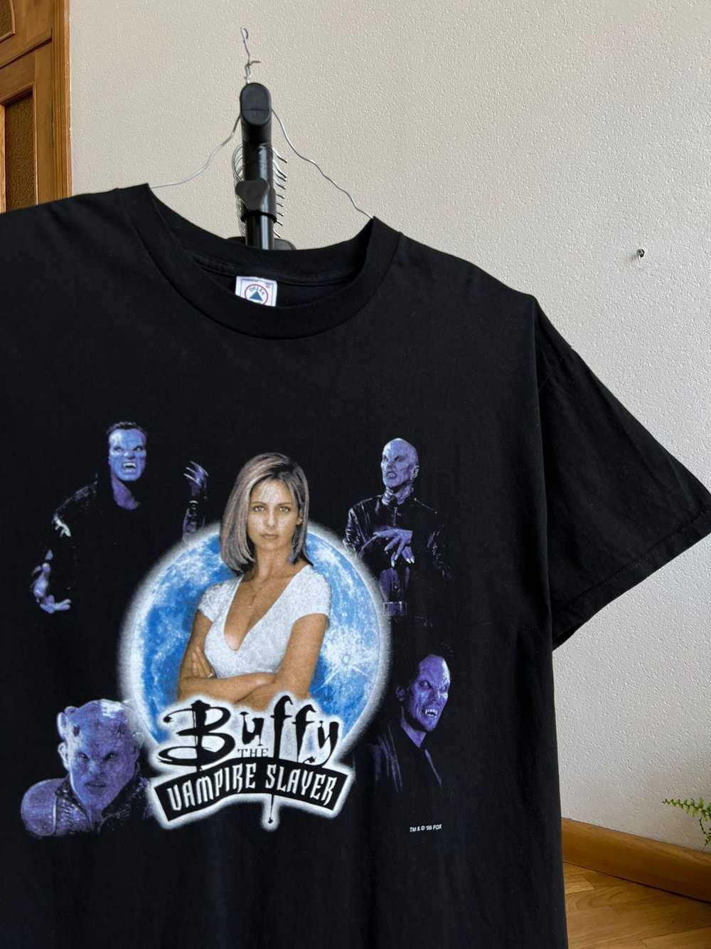 Vintage Late 90s Buffy the Vampire Slayer Promo T… - image 3