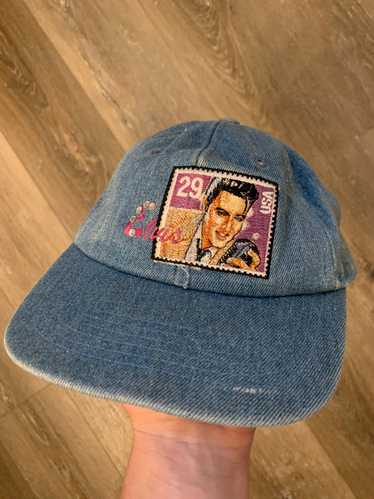 Vintage Vintage Elvis Presley Blue Jean Hat - image 1