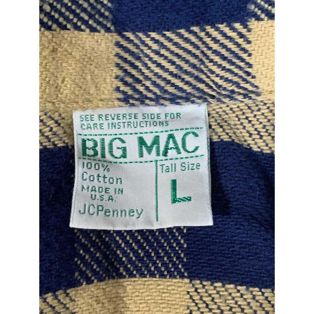 Jcp JC PENNEY BIG MAC vintage plaid flannel LARGE… - image 9
