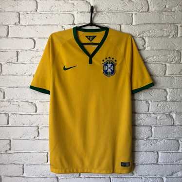 Nike × Soccer Jersey × Vintage Nike Brazil nation… - image 1