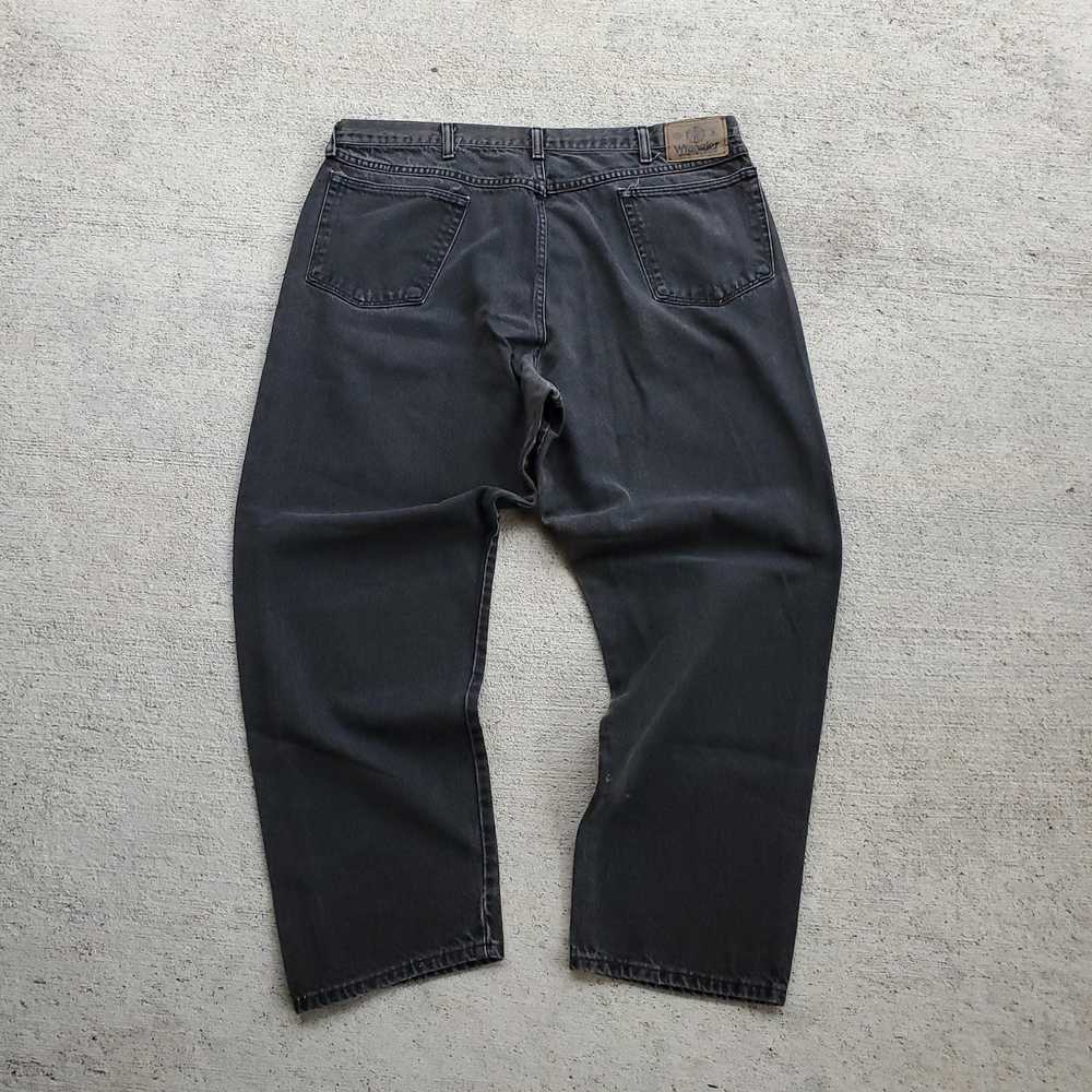 Wrangler 90's Wrangler Black Faded Denim Jeans - image 1