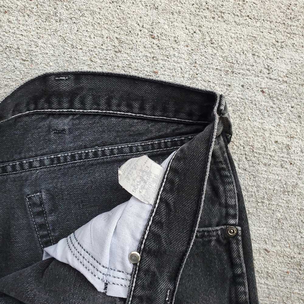 Wrangler 90's Wrangler Black Faded Denim Jeans - image 3