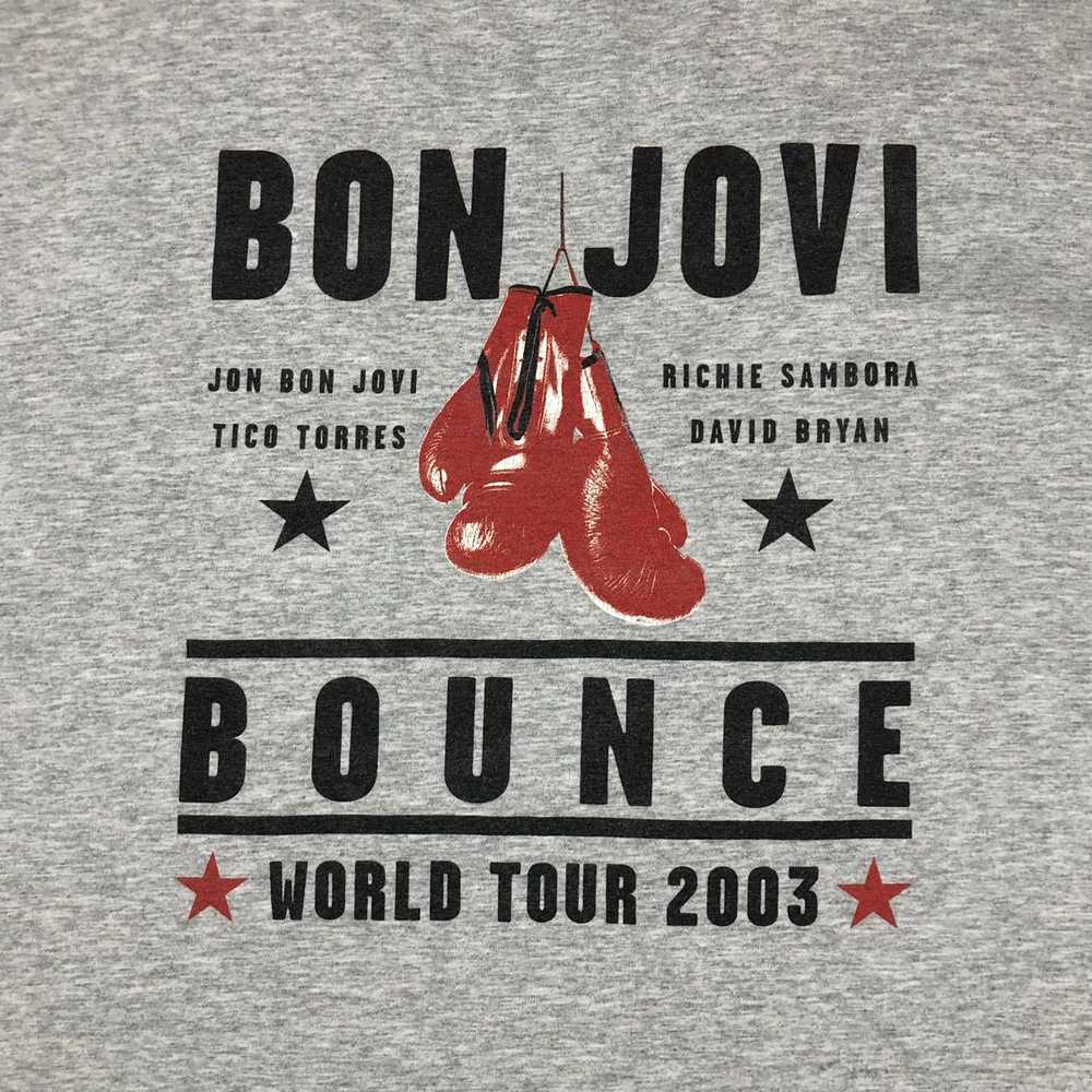 Bon Jovi × Tour Tee × Vintage Vintage 2003 Y2K Bo… - image 12