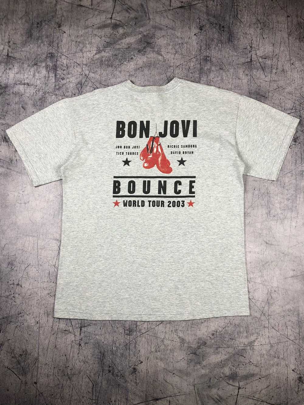 Bon Jovi × Tour Tee × Vintage Vintage 2003 Y2K Bo… - image 3