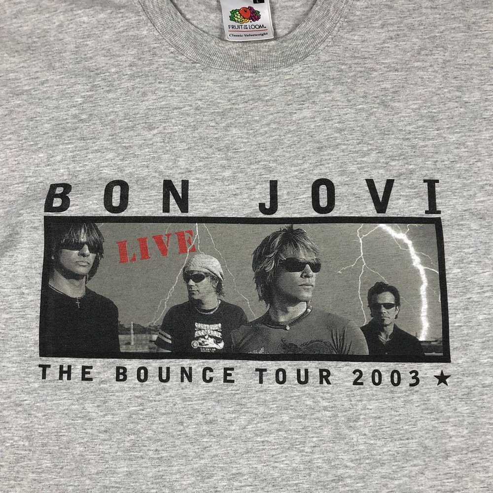 Bon Jovi × Tour Tee × Vintage Vintage 2003 Y2K Bo… - image 8