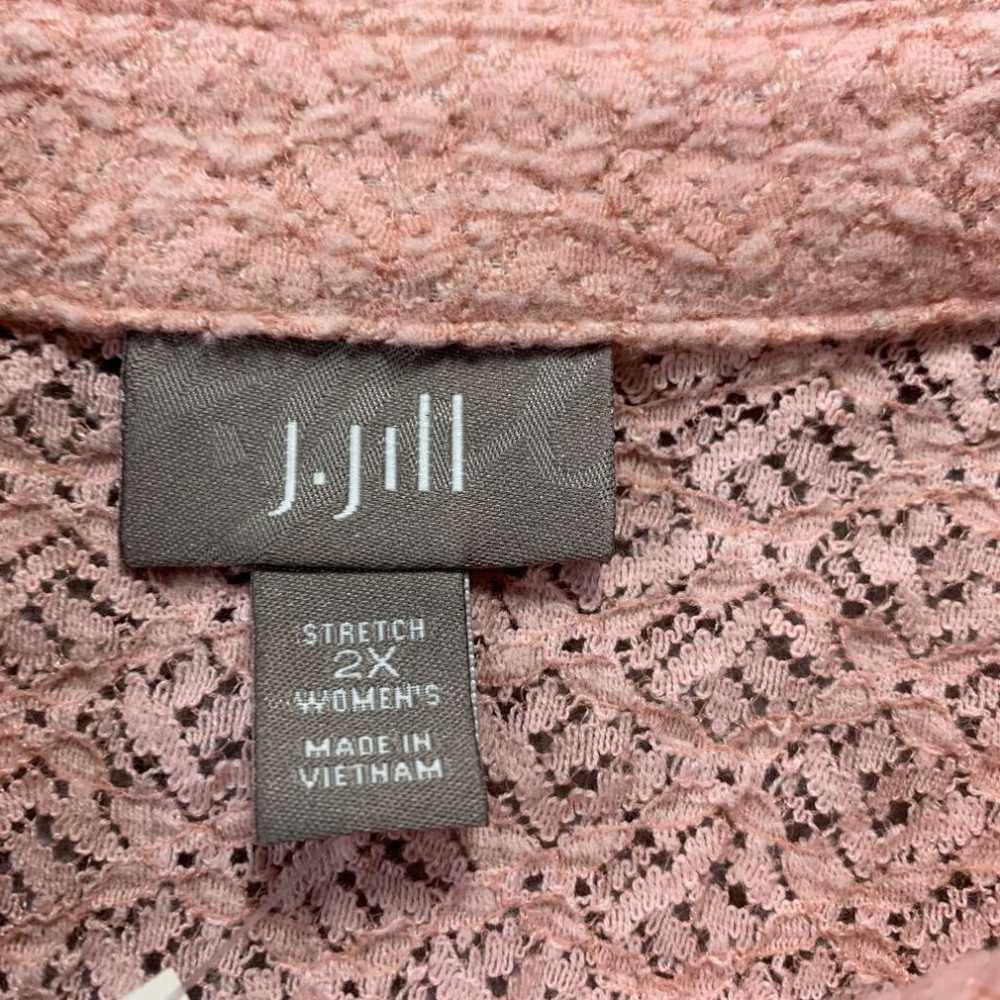 Vintage J Jill Shirt Womens 2X Button Up Blouse T… - image 3