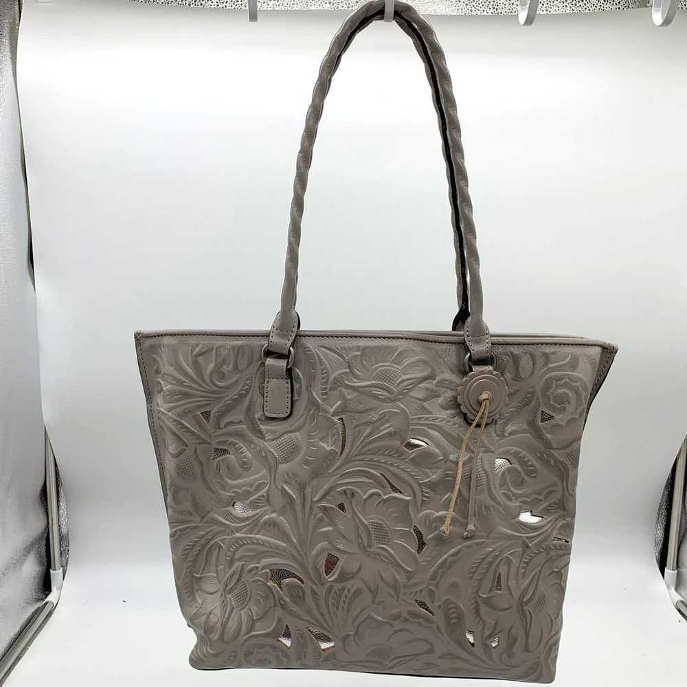 Patricia Nash Leather Handbags Cutout Adeline Tote - image 1