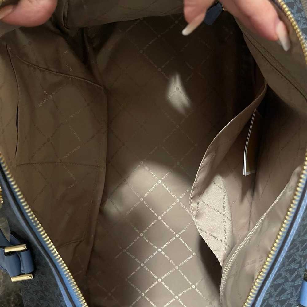 Michael Kors Weekender Duffel Bag French Blue - image 4
