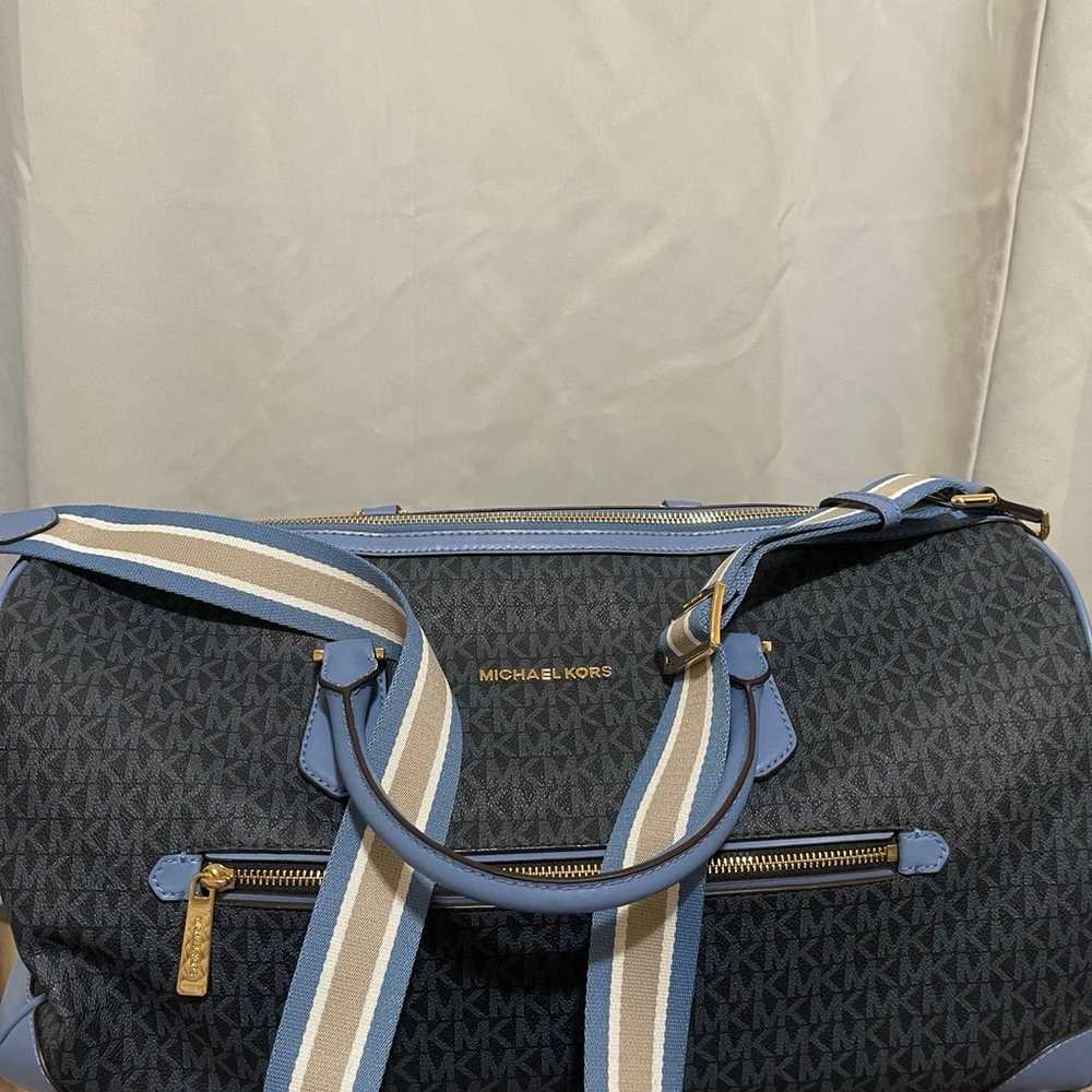 Michael Kors Weekender Duffel Bag French Blue - image 7