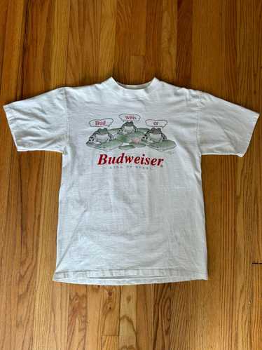 Budweiser × Vintage Vintage Budweiser Frogs T Shir