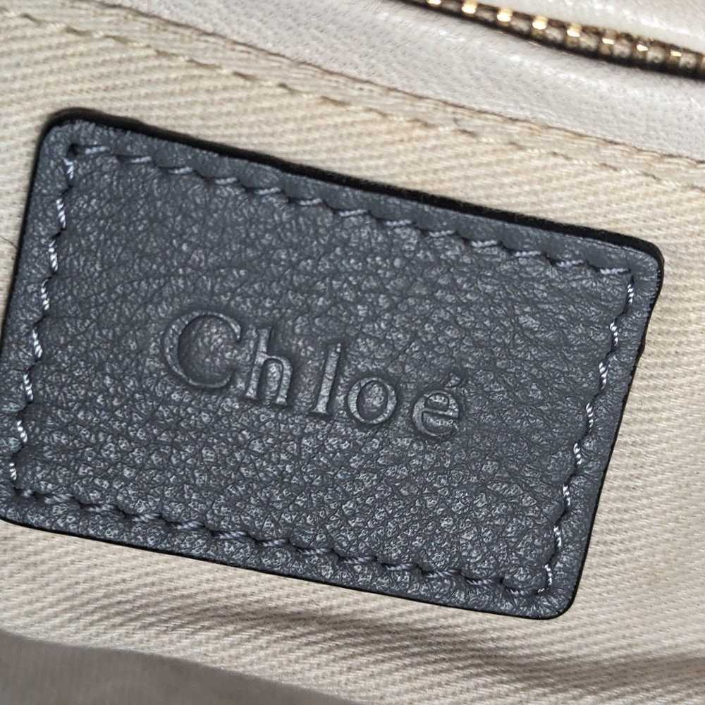 Chloe Paraty grey Leather Satchel Handbag - image 9