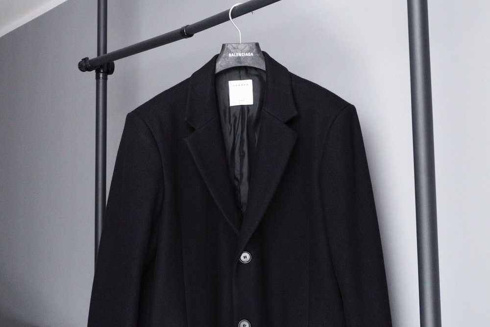 Sandro Sandro paris classic black wool coat jacket - image 2