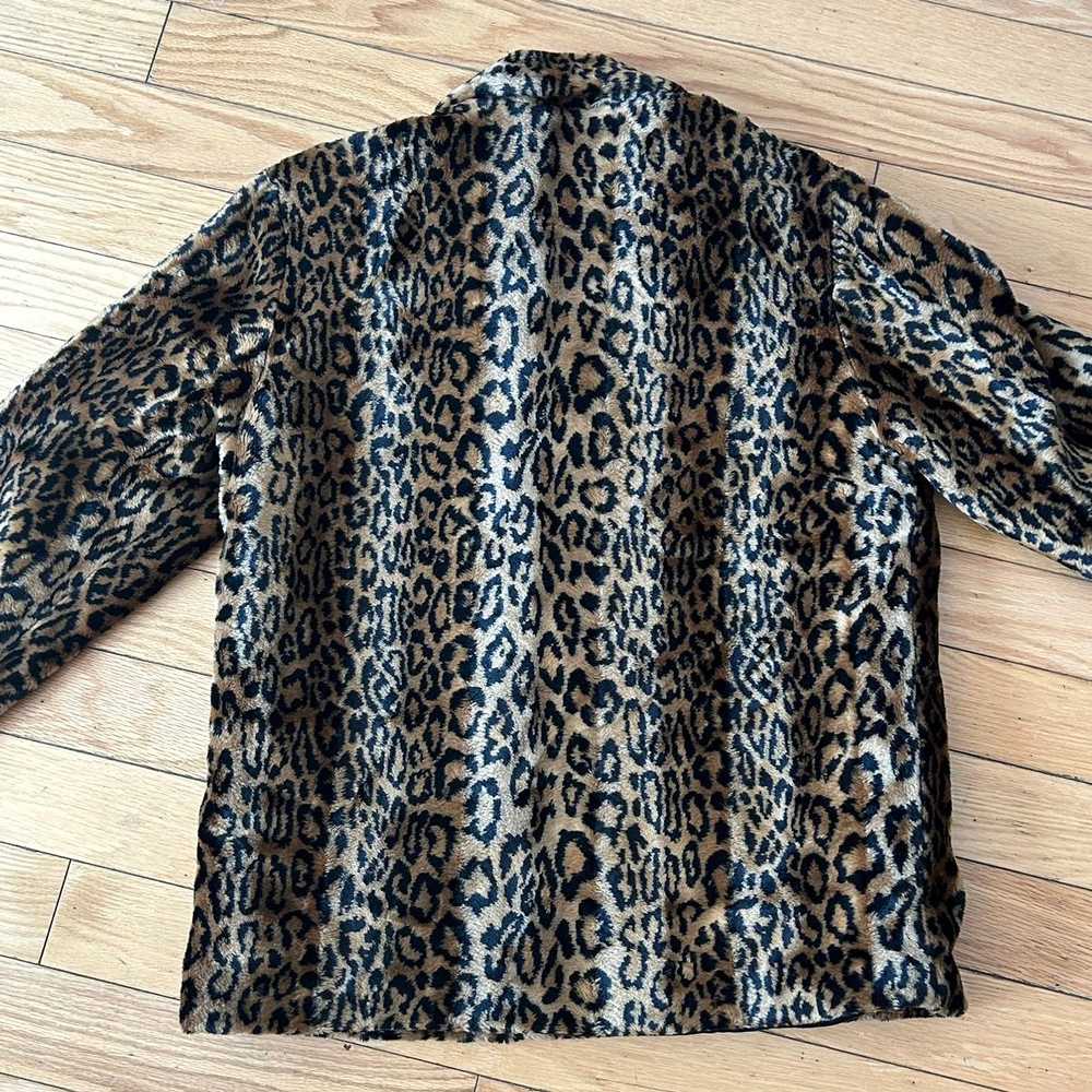 Supreme Supreme Faux Fur Leopard Coat Medium - image 5