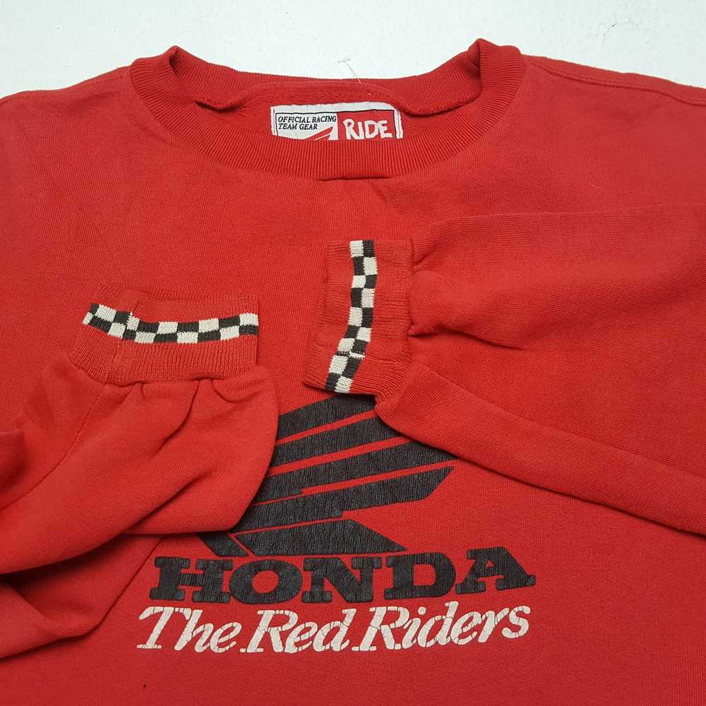 Honda × Racing × Vintage Vintage HONDA RIDE RED J… - image 10