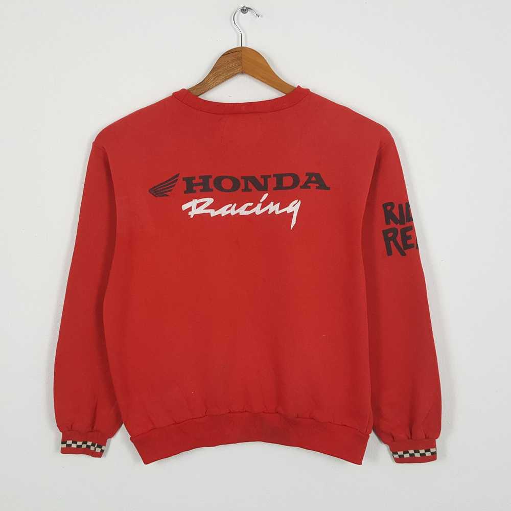 Honda × Racing × Vintage Vintage HONDA RIDE RED J… - image 3