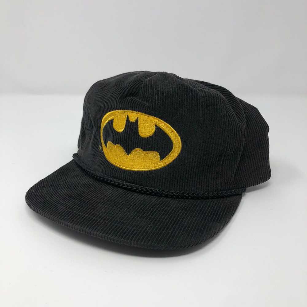 Batman × Vintage Vintage 90s Batman Logo Black Co… - image 1