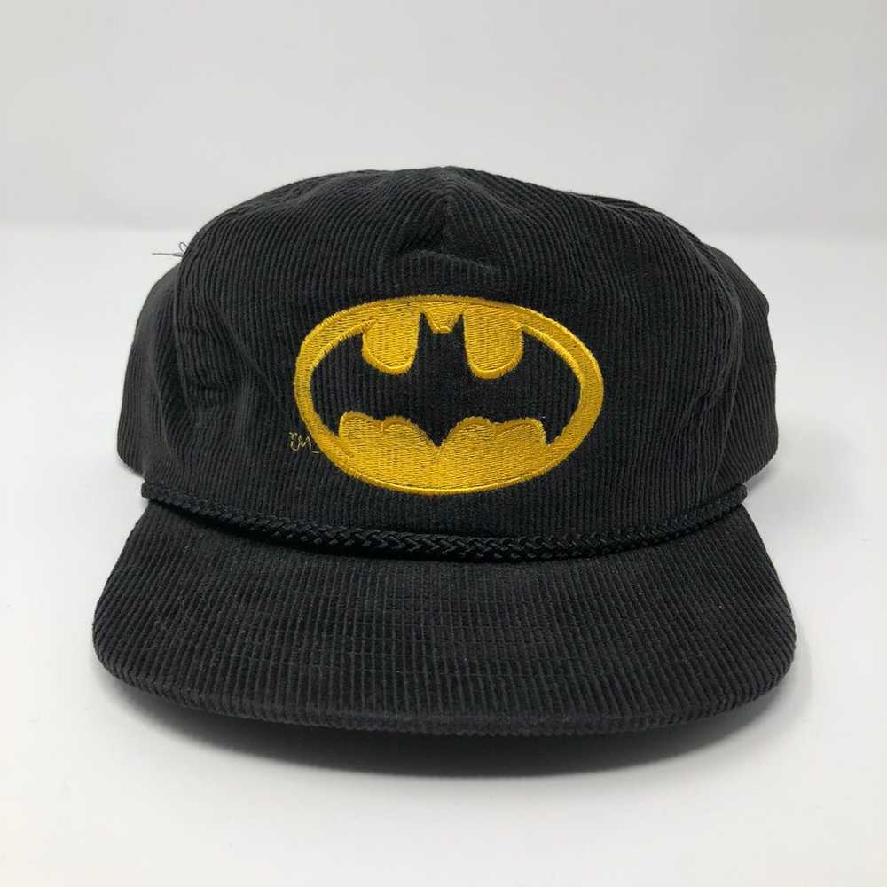 Batman × Vintage Vintage 90s Batman Logo Black Co… - image 2