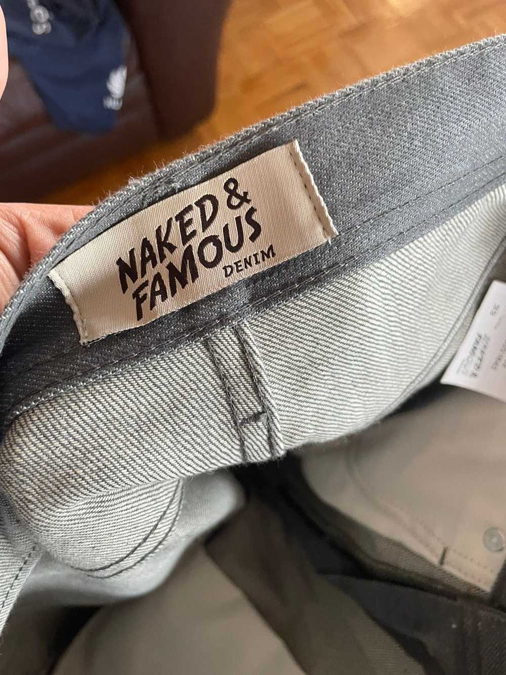 Naked & Famous Naked and Famous Grey Selvedge “We… - image 5