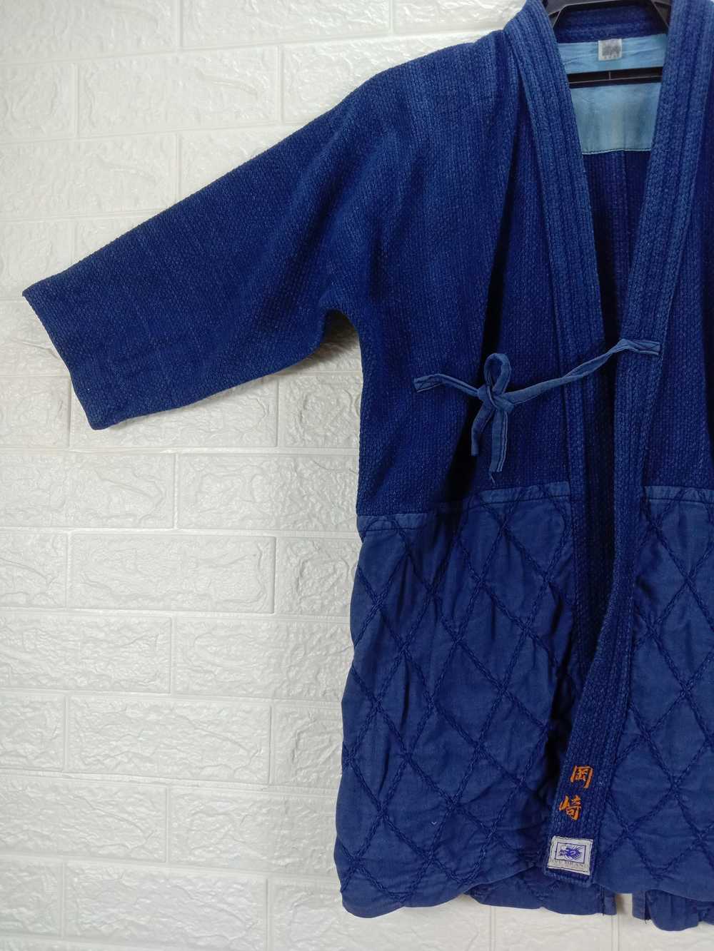 Indigo × Japanese Brand × Kimono Japan Dragon Vin… - image 3