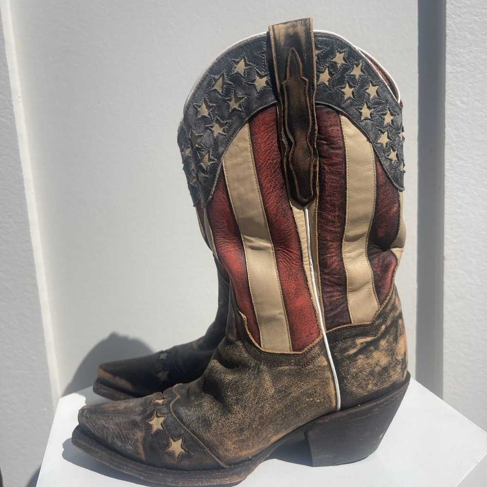 America Flag Cowboy Boots - image 3