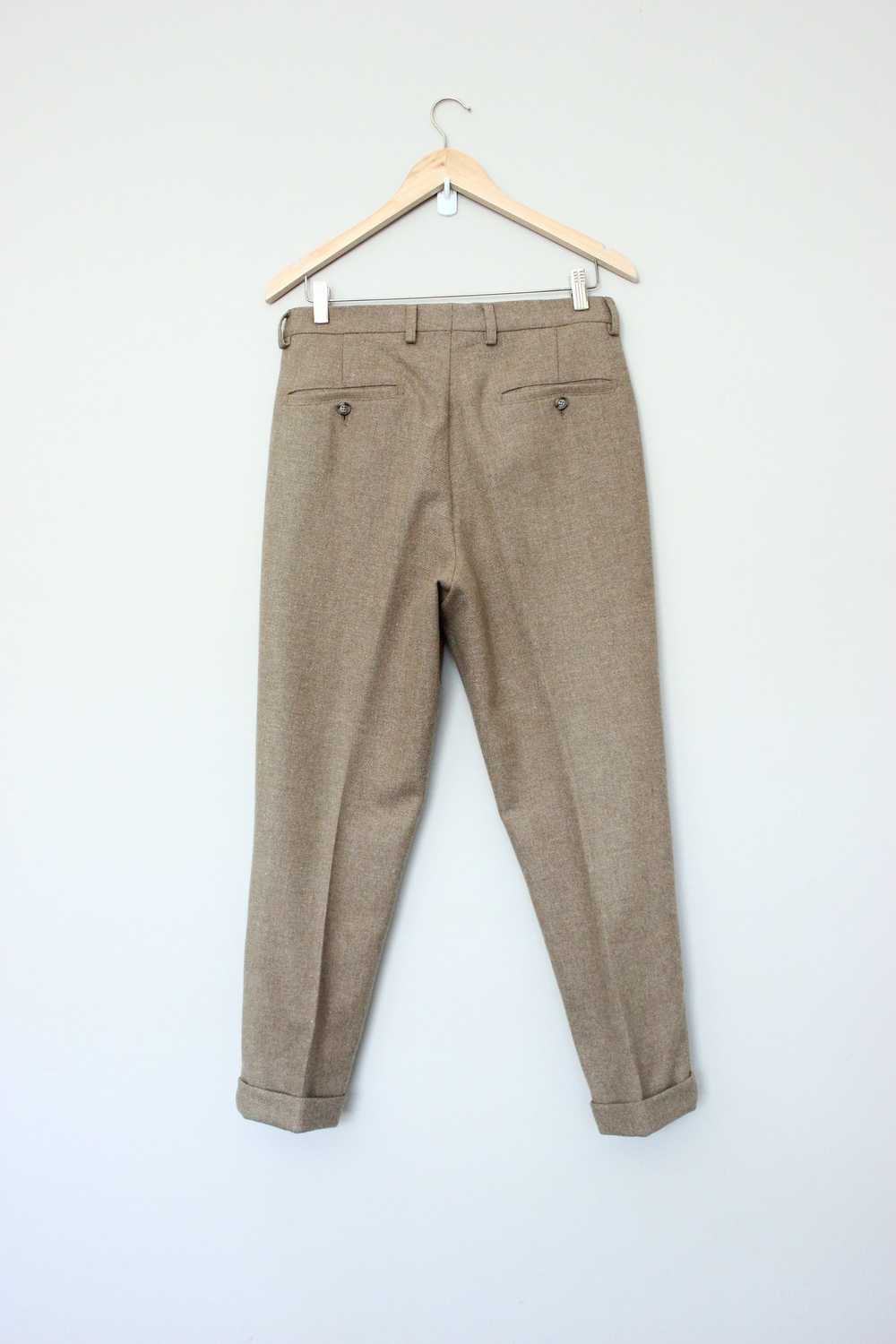 AMI High Waisted Wool Trousers Carrot Fit - image 2